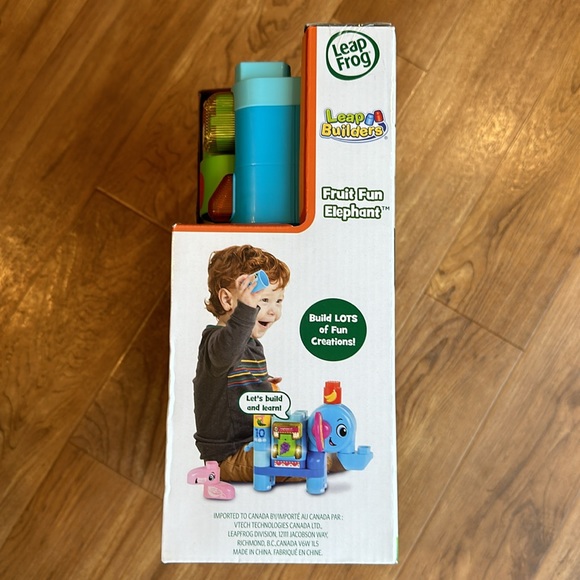 New In Box Leap Frog Leap Builders Fruit fun Elephant - Picture 4 of 7